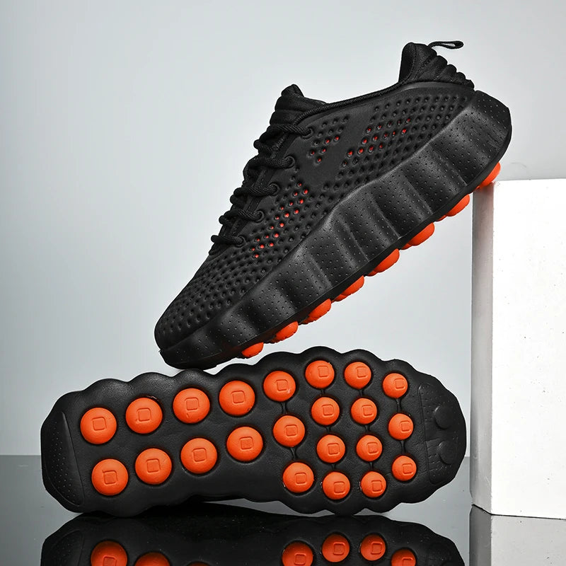 Men Casual Shoes Thick Sole Breathable Summer Sneakers
