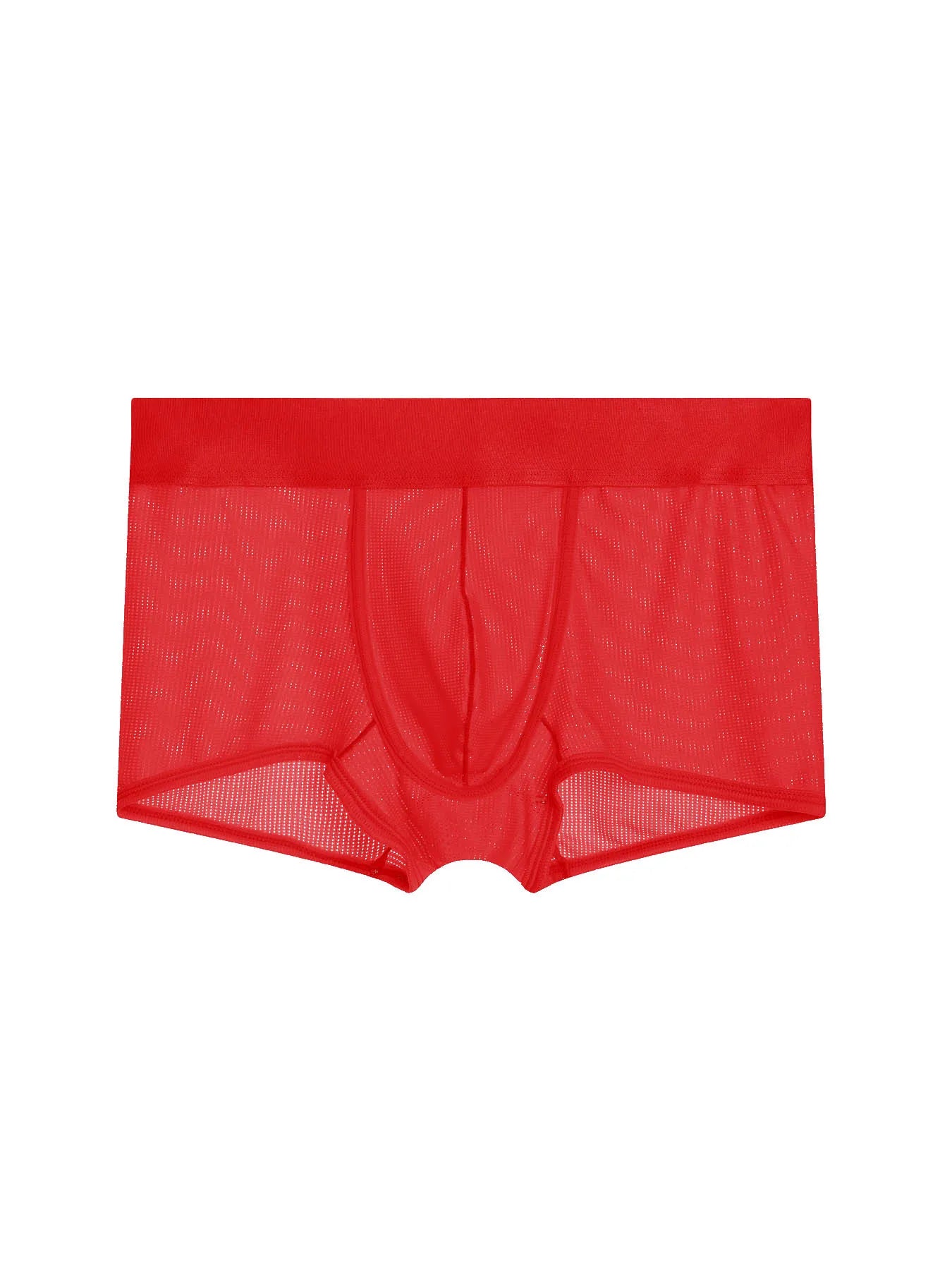 Men's Boxer Trunks Mesh Underwear