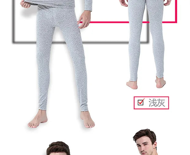 Long Underwear For Men Long Johns High Quality Cotton Oversized 5XL Thermal Underwear