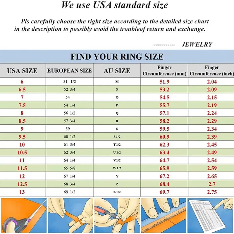 Man Ring Opal Beautiful Waterproof Jewelry Engagement Wedding Rings