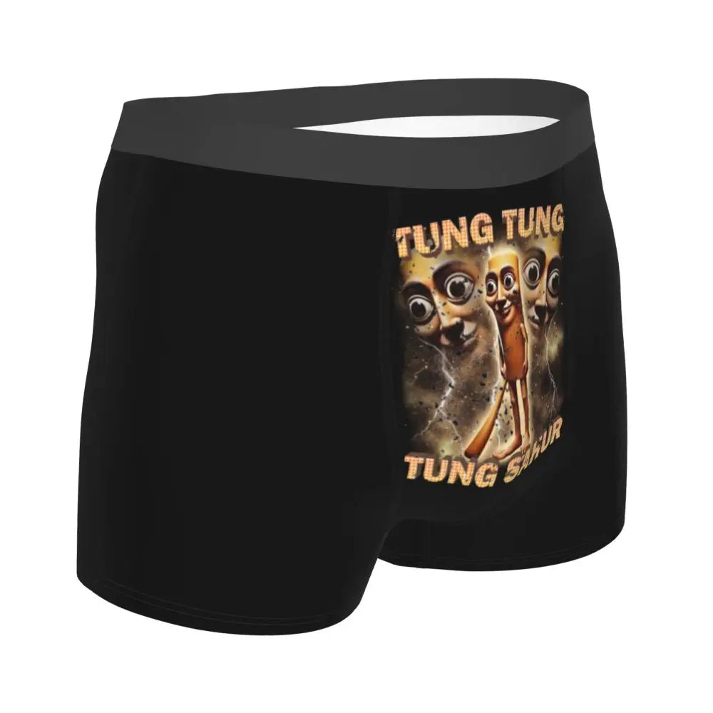 Men's Boxer Shorts Brr Brr Patapim Funny Italian Brainrot