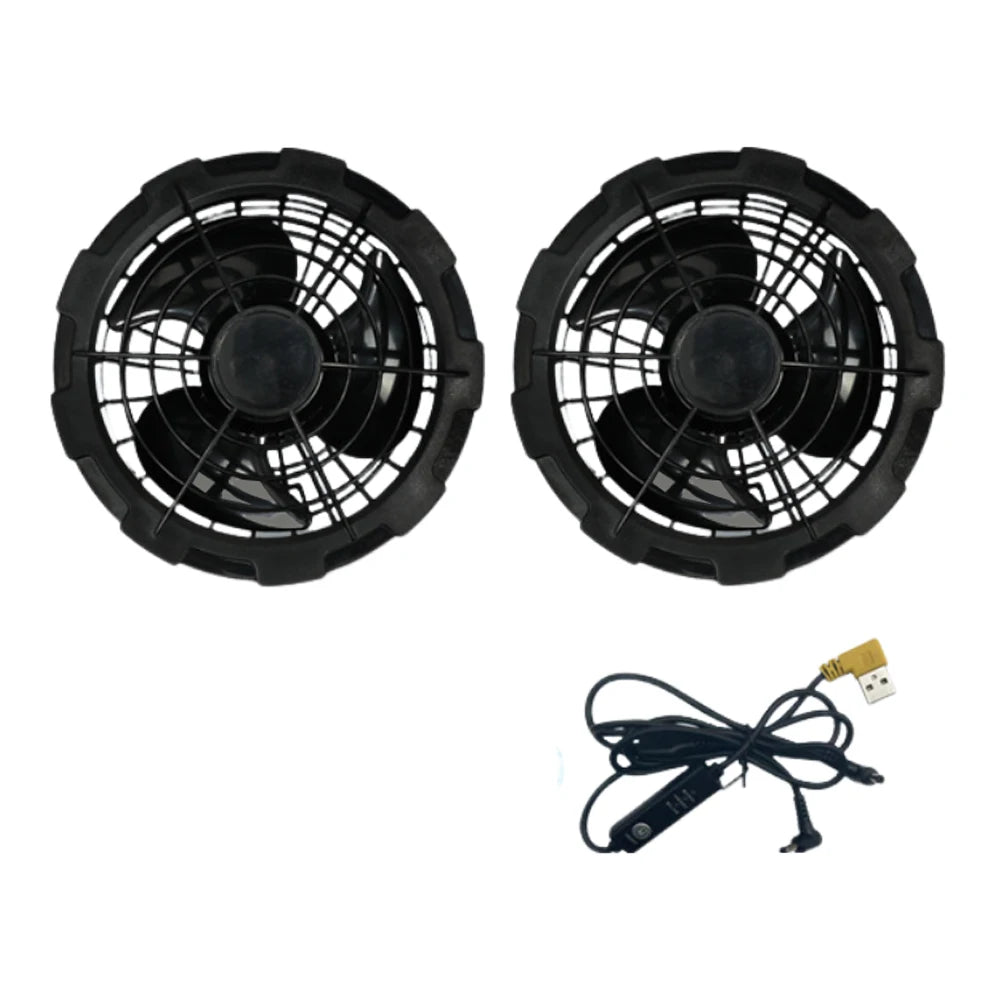 Cooling Vest Ice Fan Vest for Summer Camping and Fishing