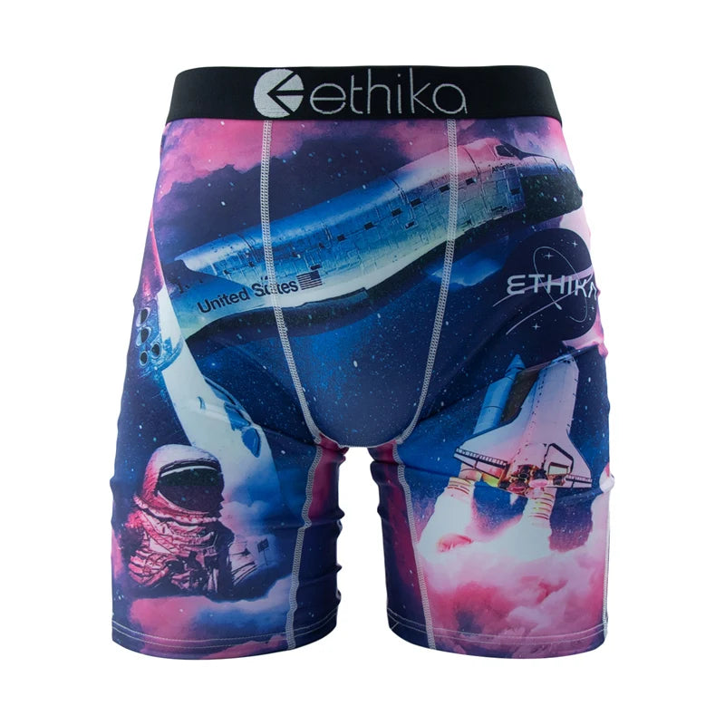ETHIKA Men Underwear Boxers 1Pcs Breathable Mesh  Swimming Underpants