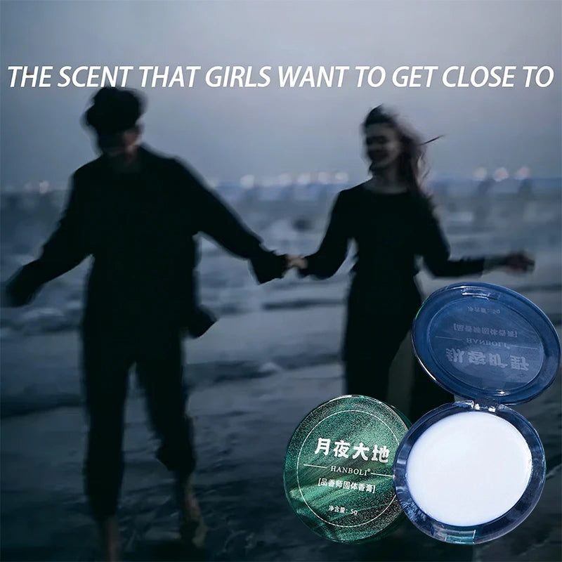Solid Cologne for Men with Vanilla Scent