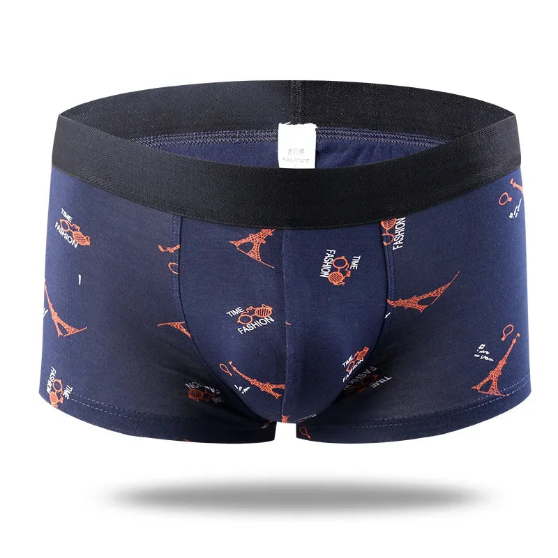 Men's Boxer Shorts in Spandex and Viscose
