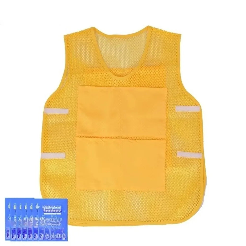 Cooling Vest with Ice Packs for Heatstroke Prevention