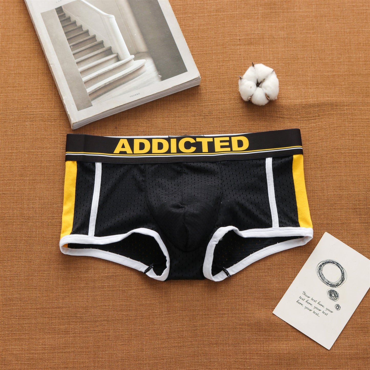 UXST Brand Men's Low Waist Fashion Boxers