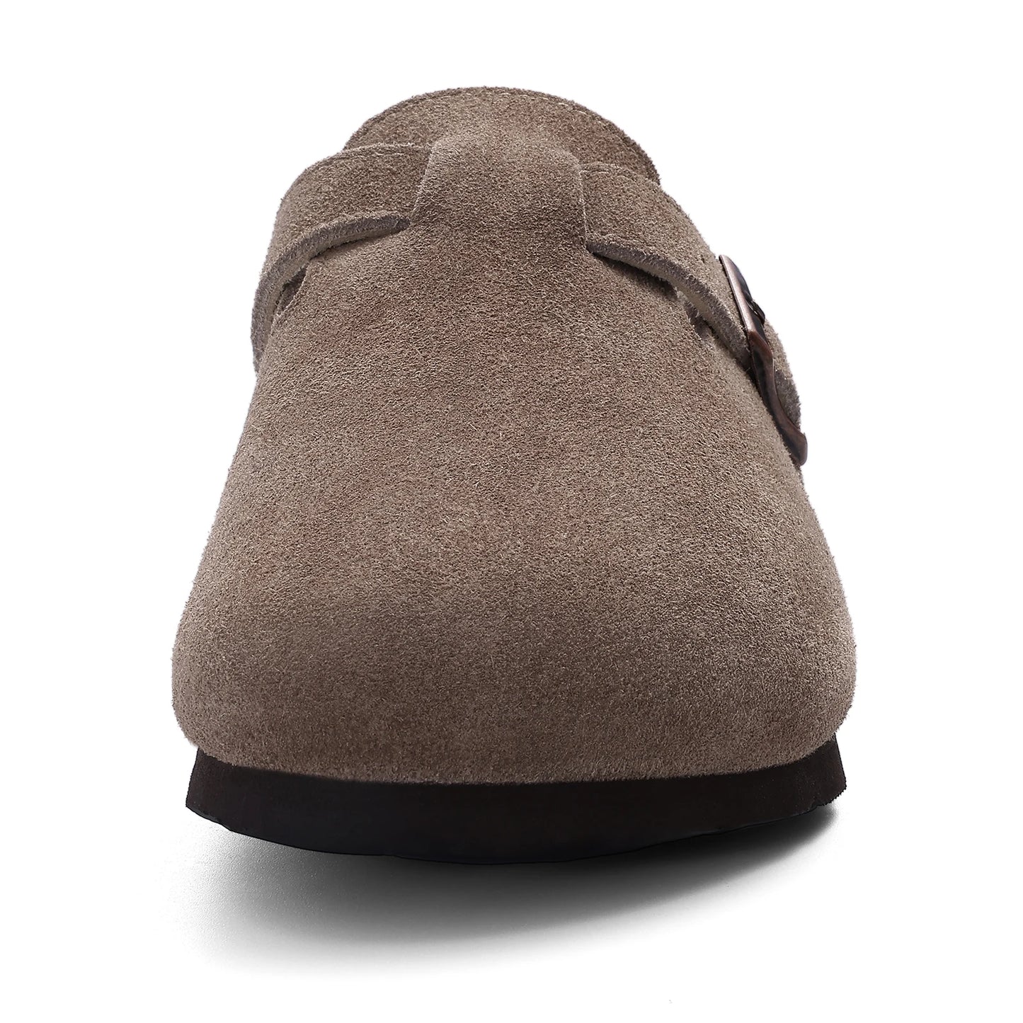 Kidmi Genuine Suede Mules with Cork Footbed for Men