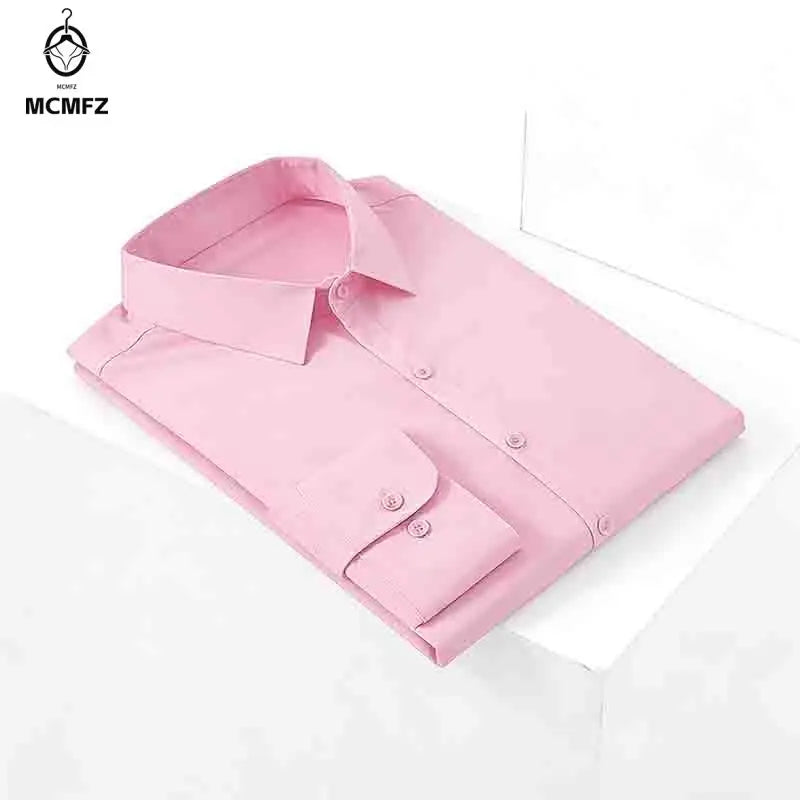 Men's Black Long Sleeve Button Down Dress Shirt