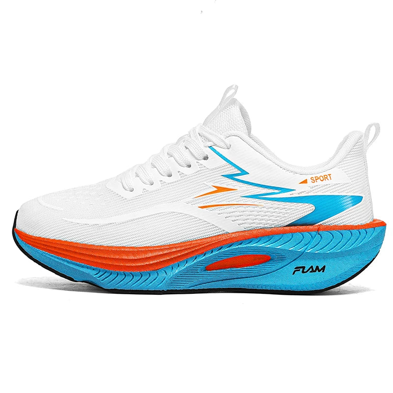 Men's Casual Lace-Up Sneakers with Air Mesh Upper
