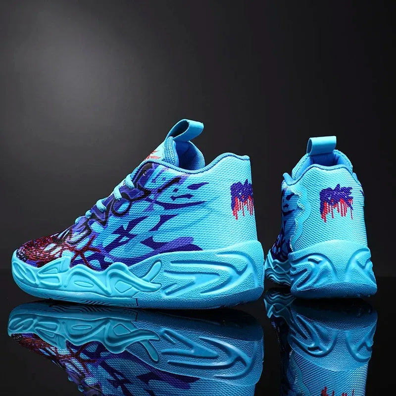 Men's Breathable Mesh Basketball Sneakers for Sports