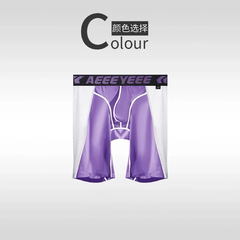 Men's Boxer Shorts for Fitness Training Cycling Underwear