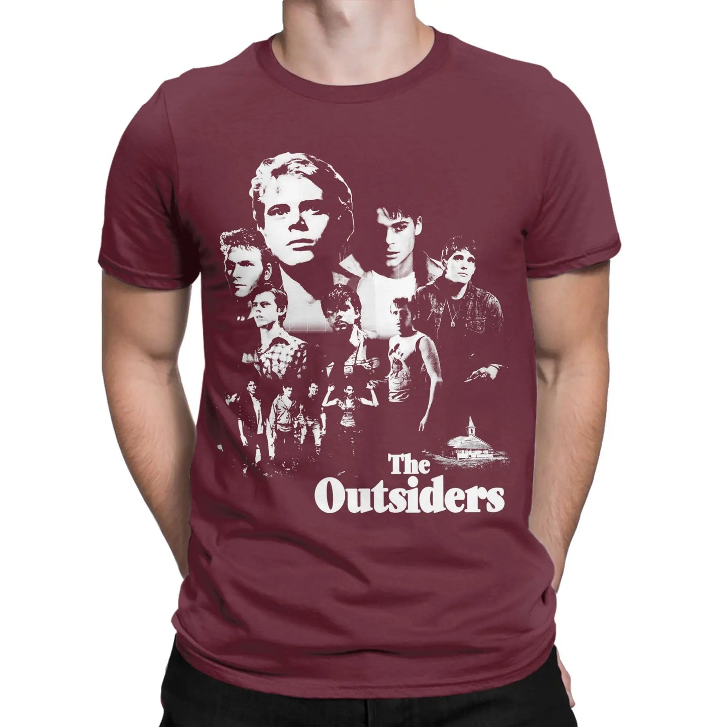 NONE The Outsiders 1983 Movie T Shirt for Men 100% Cotton