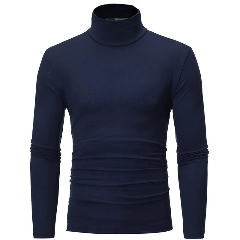 Men's Winter Thermal Shirt High Neck Slim Fit
