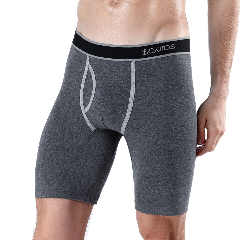 Men's Cotton Boxer Shorts B7 White
