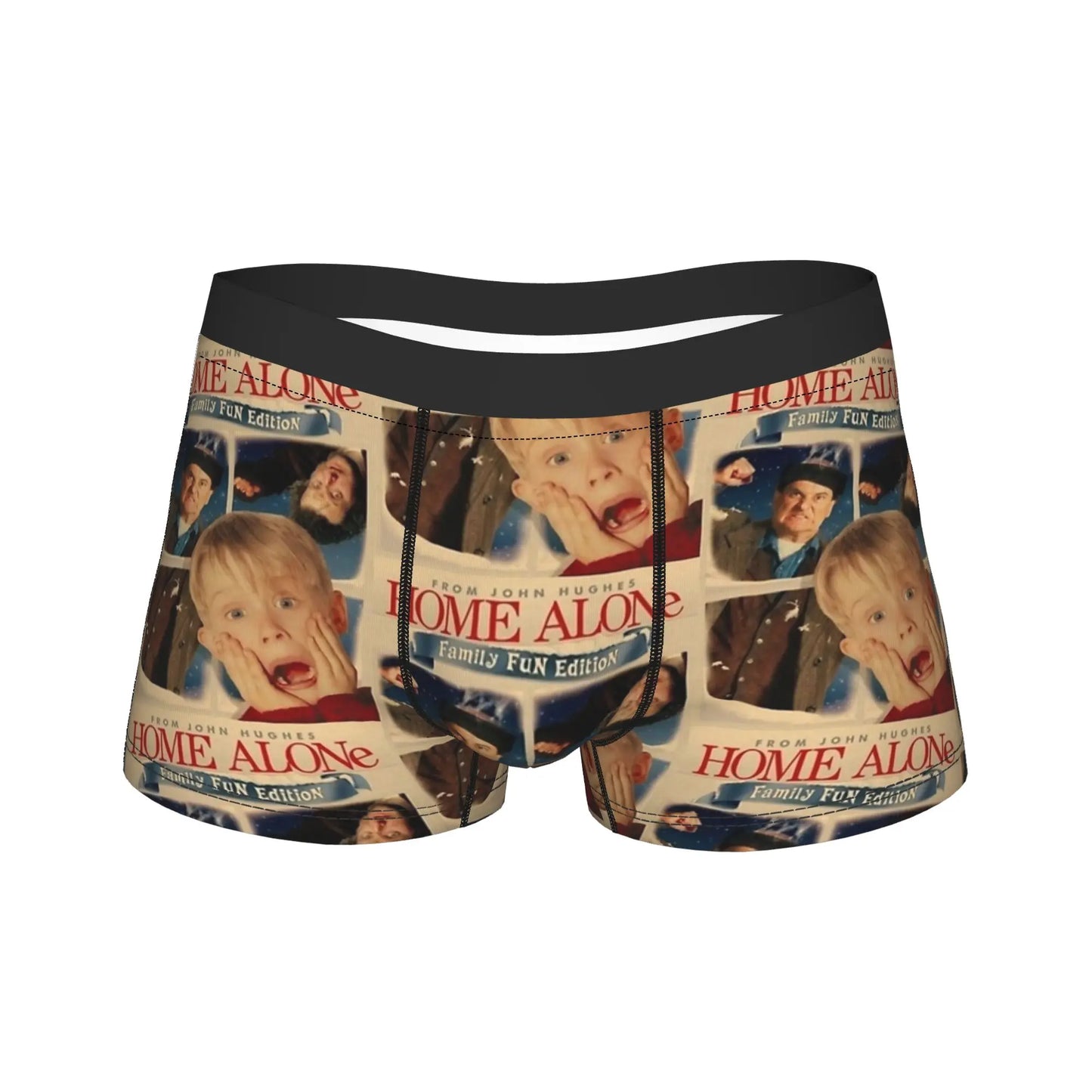 Men's Home Alone 1990 Movie Print Boxer Shorts