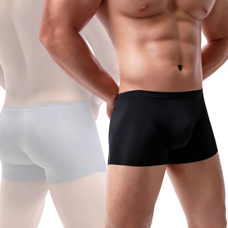 Men's Boxer Shorts Ice Silk Breathable Underwear