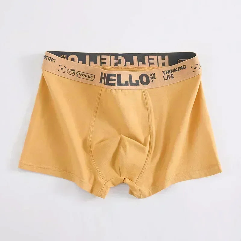 Men's Cotton Boxer Shorts for Summer Sports