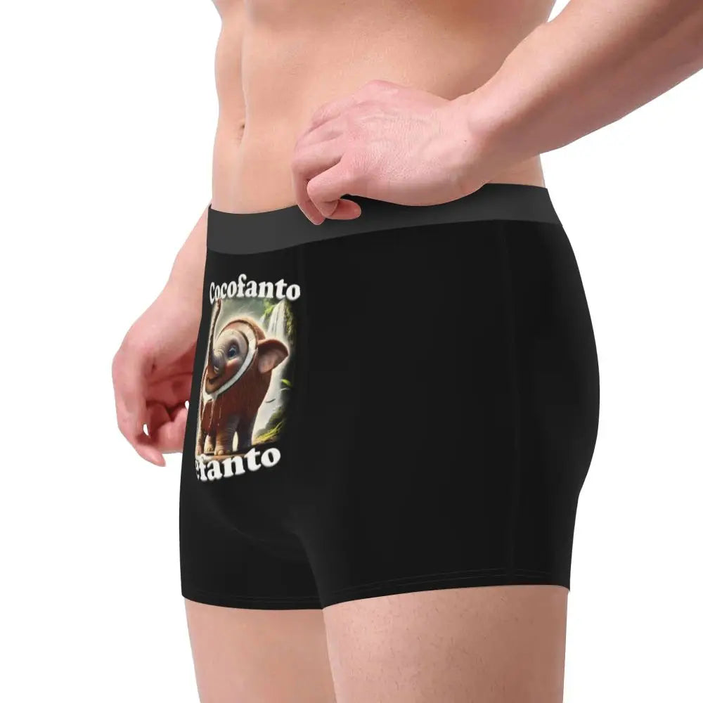 Men's Boxer Shorts Brr Brr Patapim Funny Italian Brainrot
