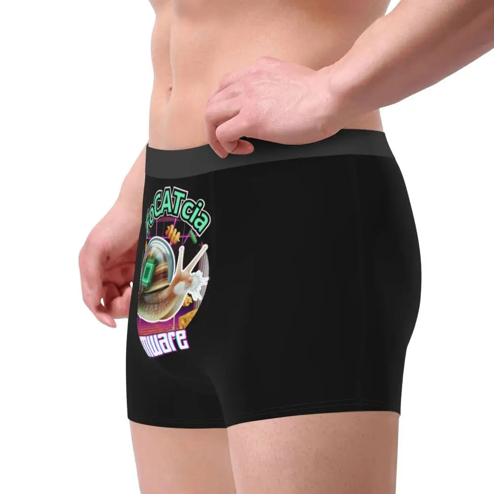 Men's Boxer Shorts Brr Brr Patapim Funny Italian Brainrot