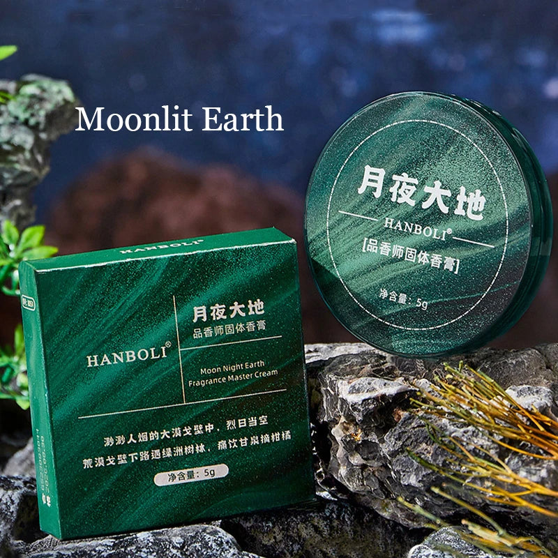 Solid Cologne for Men with Vanilla Scent
