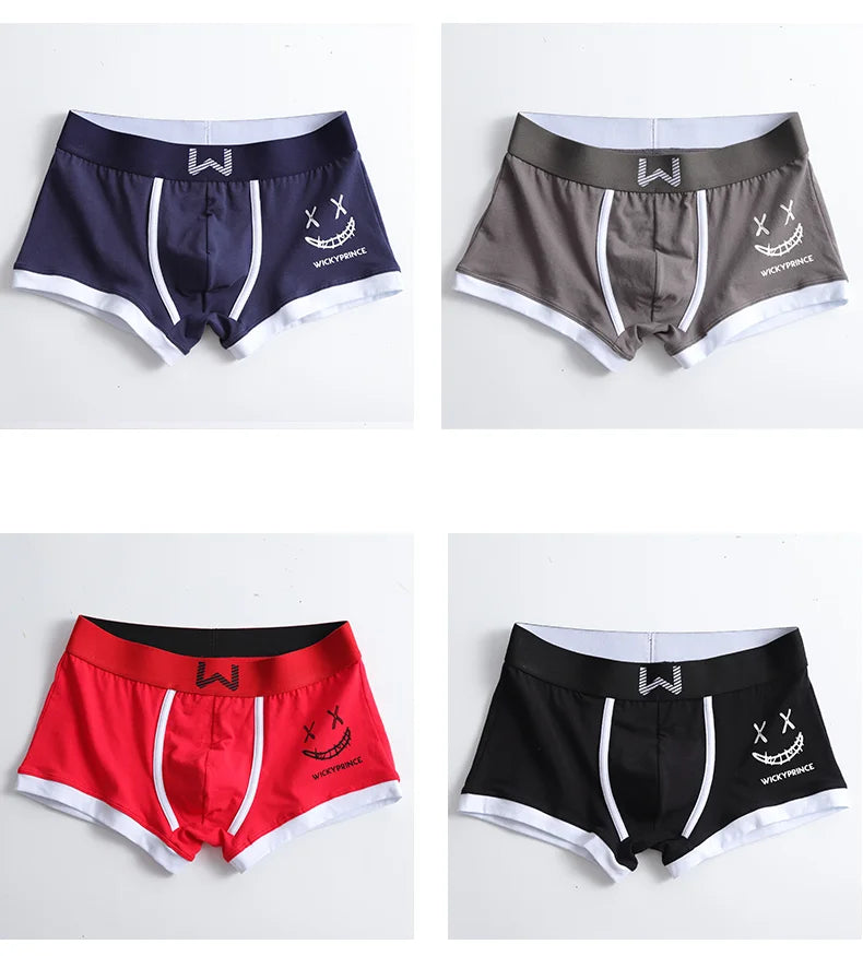 Men's Cotton Boxer Shorts 3pcs Set