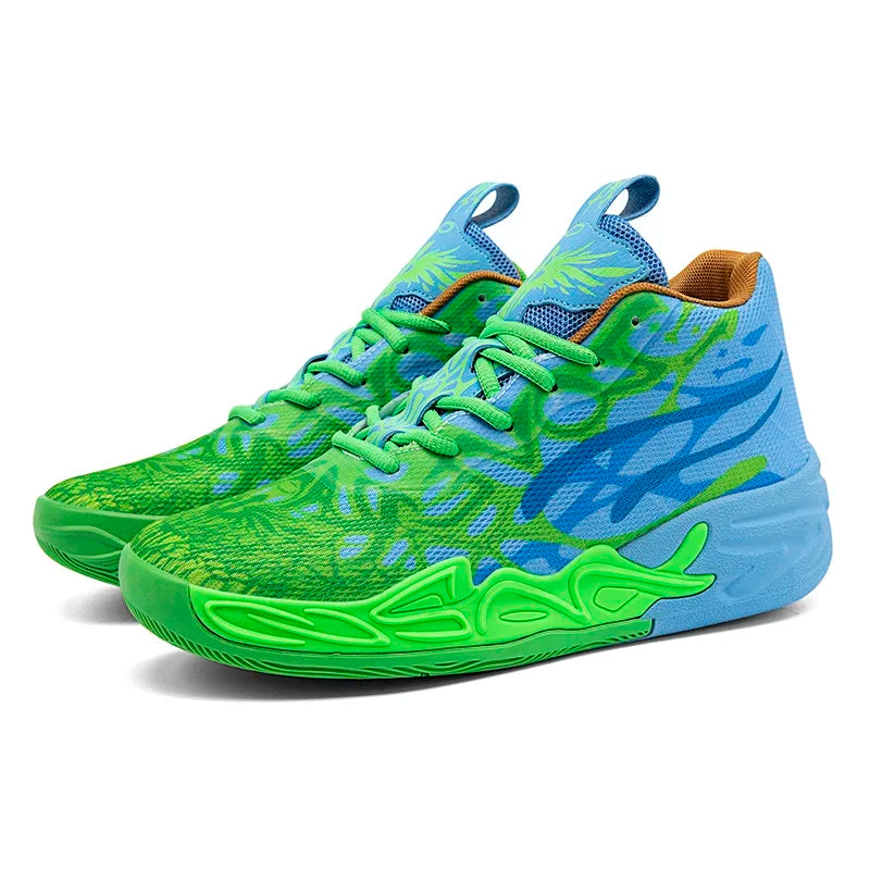 Men's Breathable Mesh Basketball Sneakers for Sports