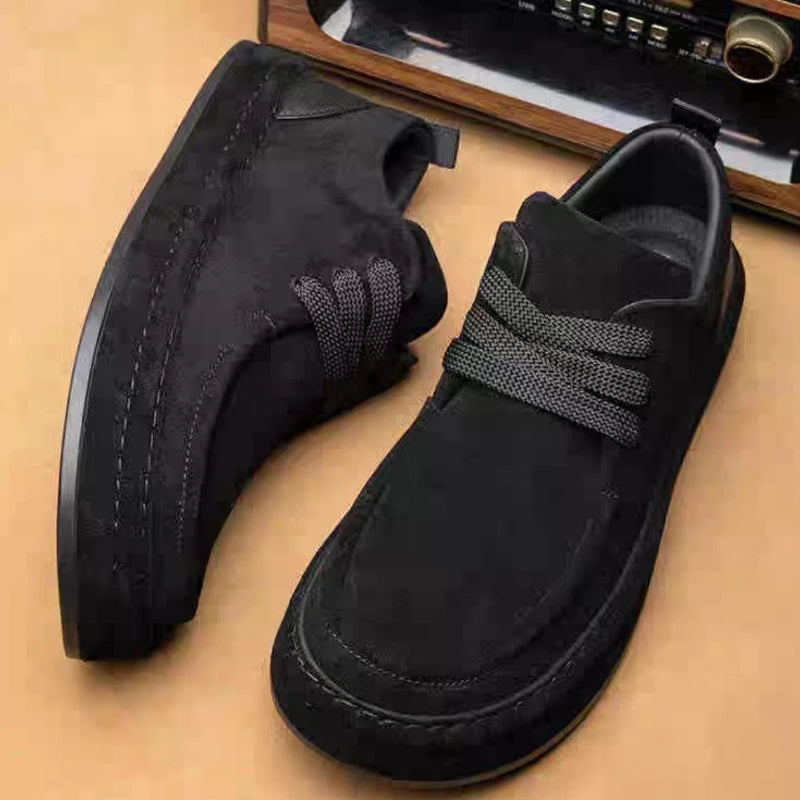 Brown Casual Loafers for Men Made of Durable Suede