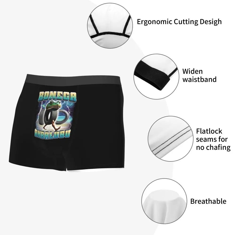 Men's Boxer Shorts Brr Brr Patapim Funny Italian Brainrot