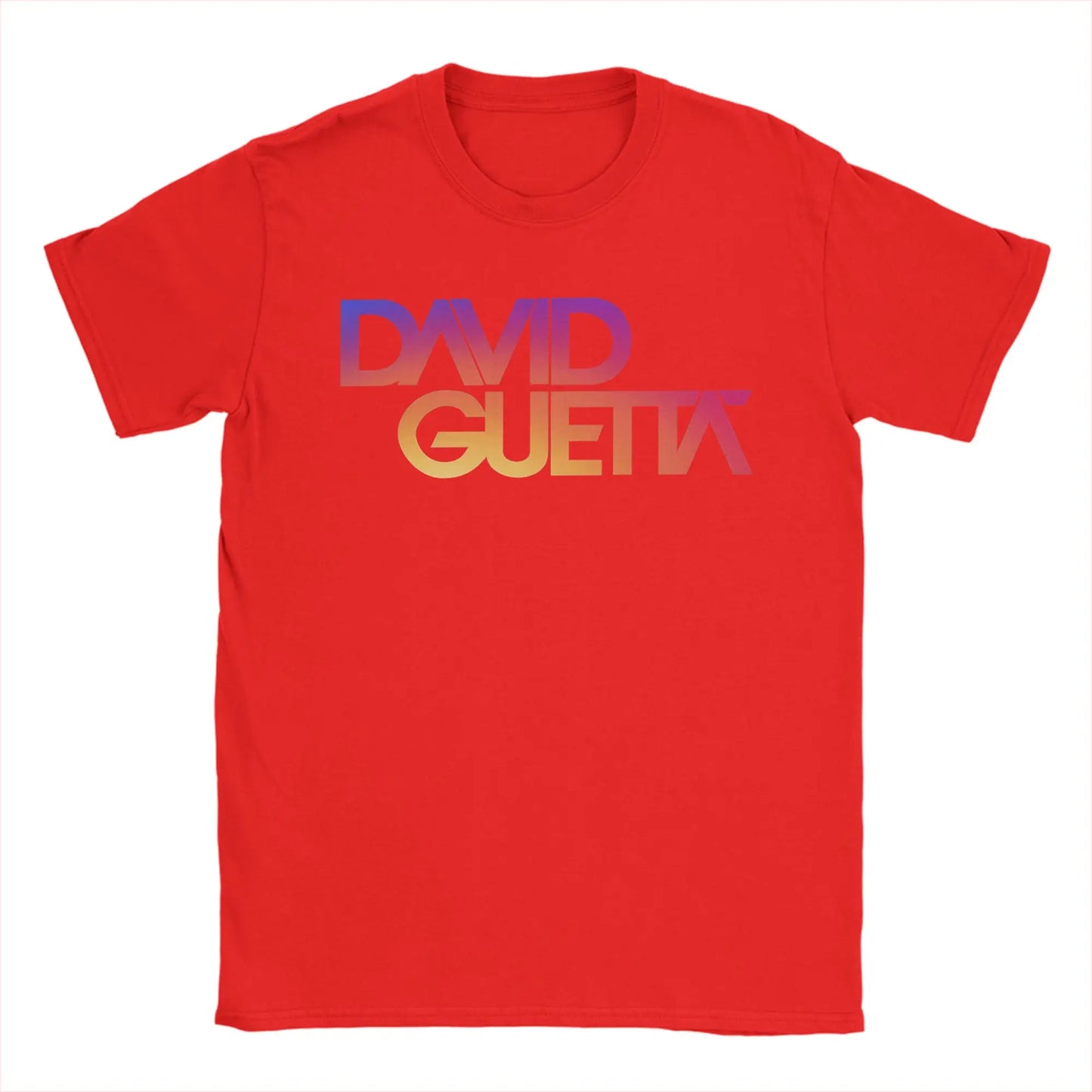 David Guetta Sunset Logo T Shirt Men's  Cotton Cool T-Shirt