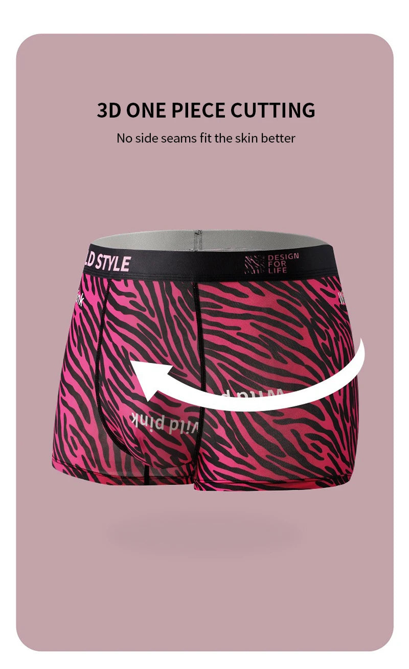 Men's Boxer Shorts Leopard Print Underwear