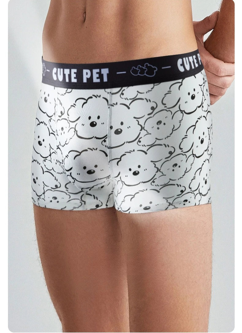 4Pack Mens + Boys Underwear Cotton Boxer Briefs Moisture Wicking