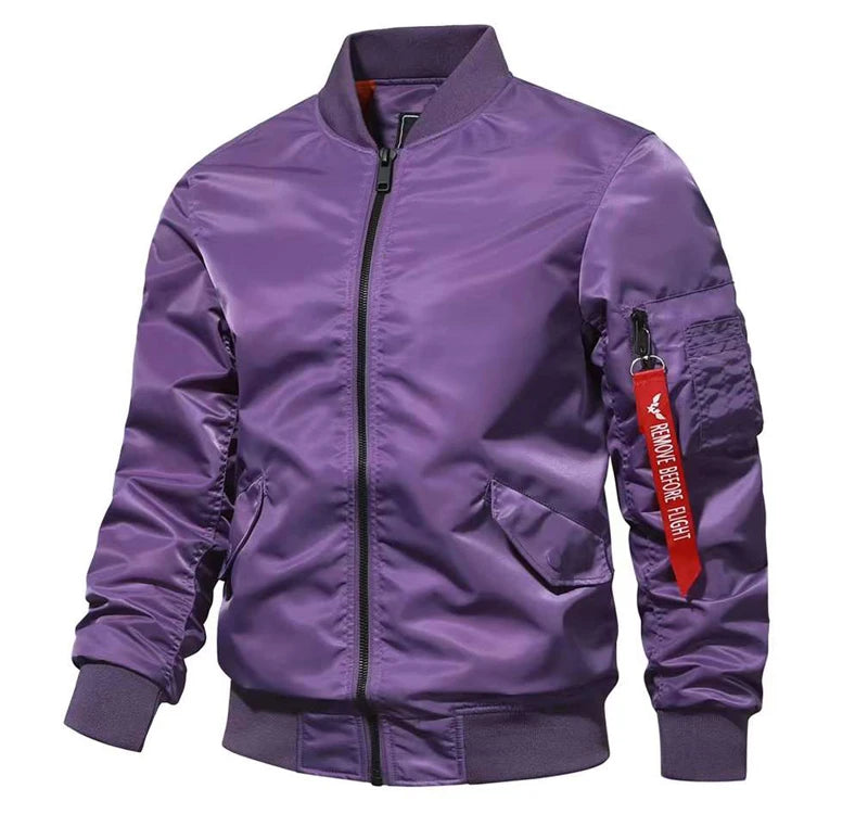 Bomber Jacket Men Winter Autumn College Camouflage Jacket