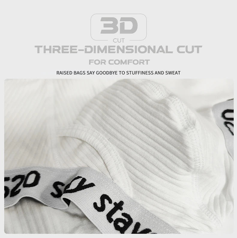 Men's Cotton Breathable Letter Printed Boxershorts