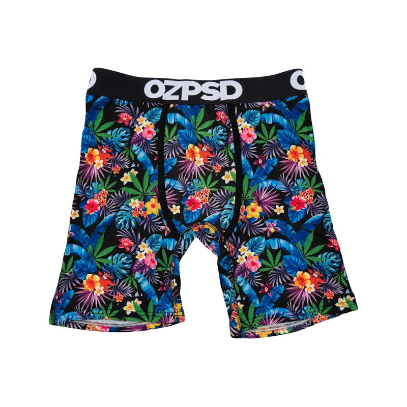 OZPSD Brand 1Pcs Men Underwear Boxers Breathable Swimming Sexy Man Underpants S-2XL Men's