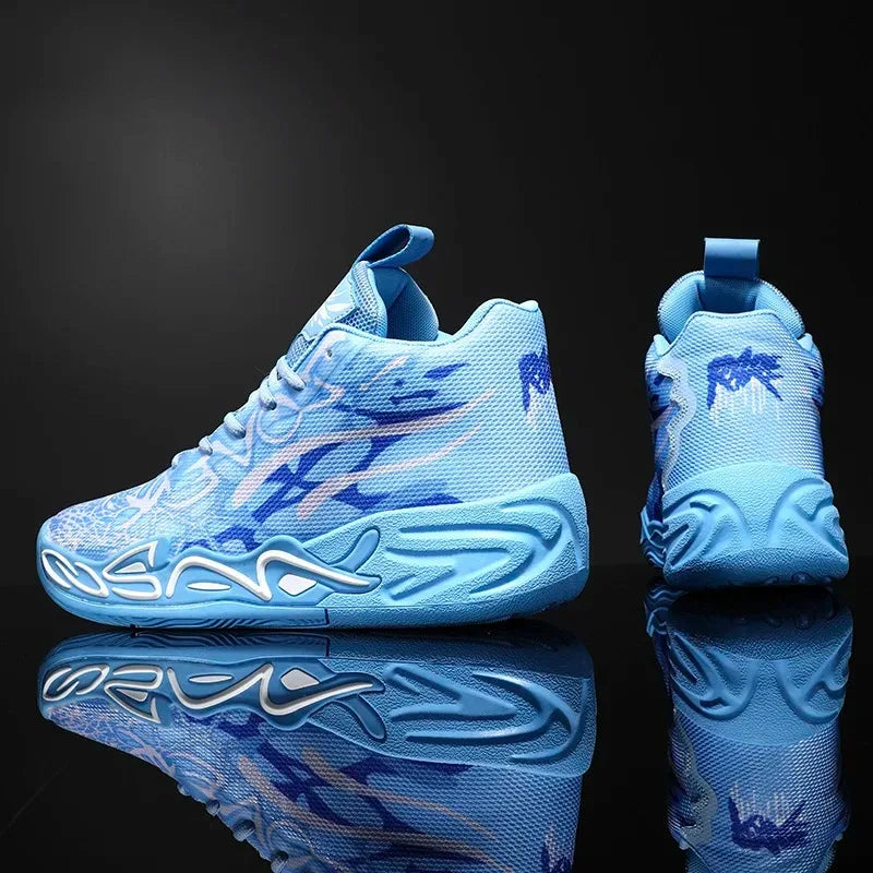 Men's Breathable Mesh Basketball Sneakers for Sports