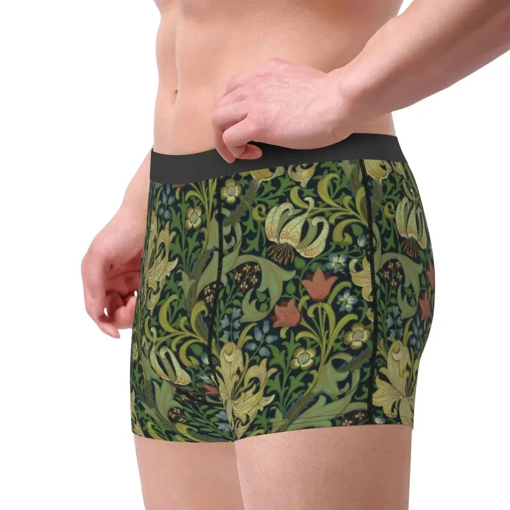 Breathable Cotton Polyester Boxer Shorts for Men