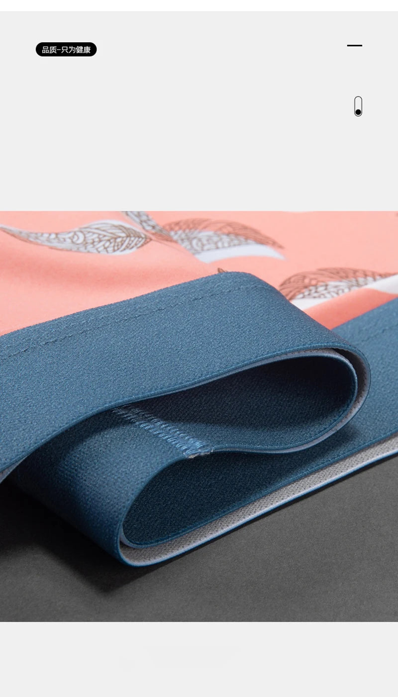 Men's Printed Boxer Shorts in Ice Silk