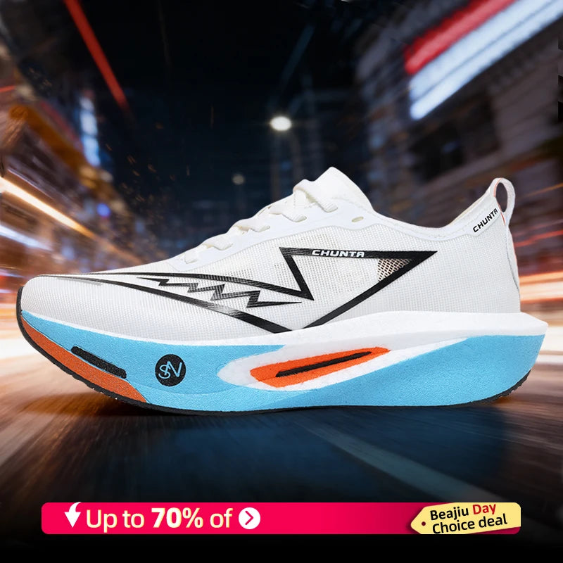 Men's Lightweight Breathable Sports Shoes with Carbon Plate