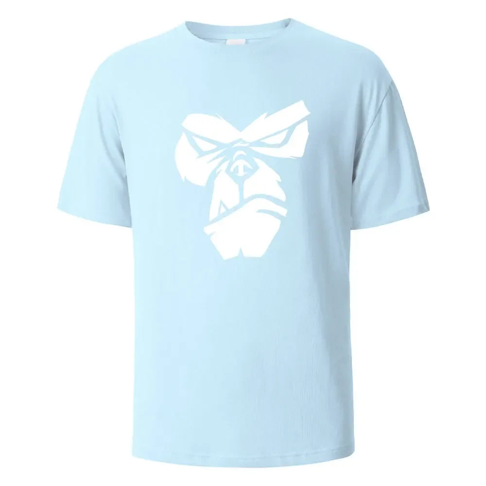 Summer Tops for Men and Women, Pure Cotton Round-neck Loose Casual Short-sleeved Shirts, Basic Street Style Clothing