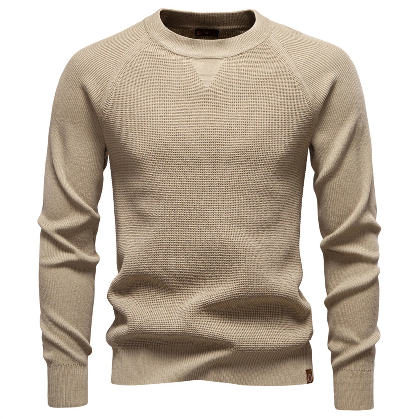Men'S Tops T-Shirts Knitted Round Neck Sweaters Men'S Fashion Tops Daily Wear Gray Casual Warm Daily Commuting Casual Gathering