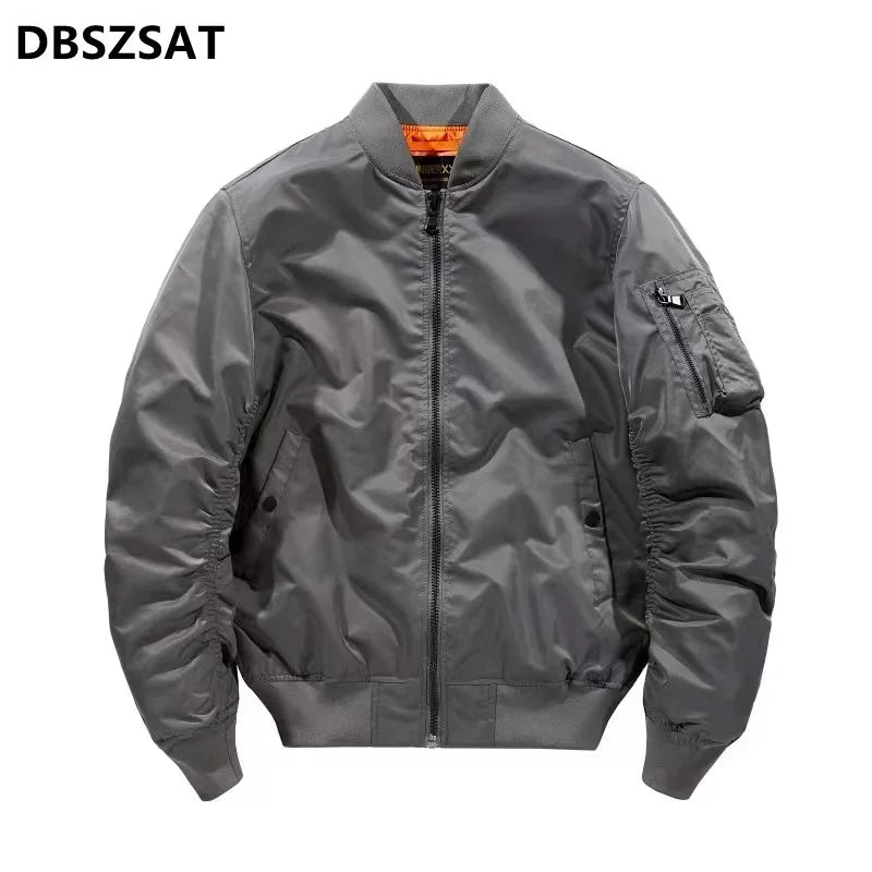 2027  Bomber Jacket Men Flight Jacket Pilot Air Force 6XL