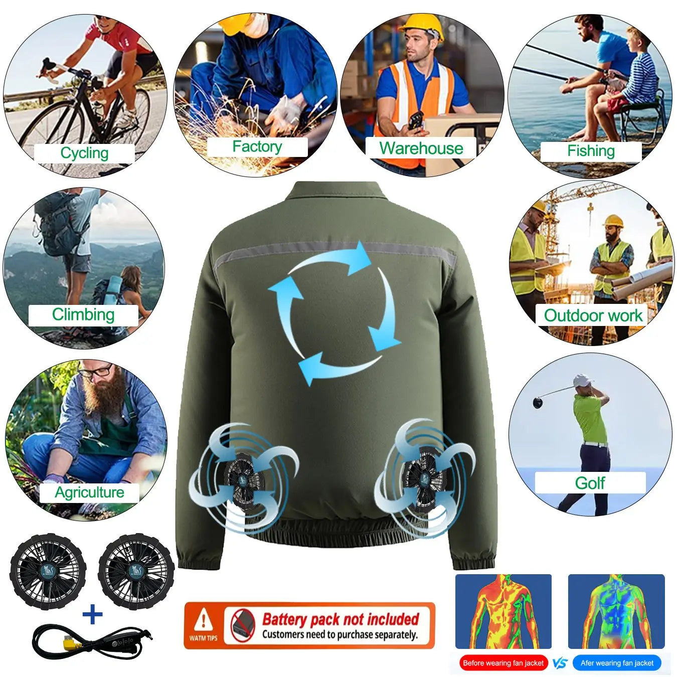 G-MACHT Ultralight Cooling Vest for Men and Women
