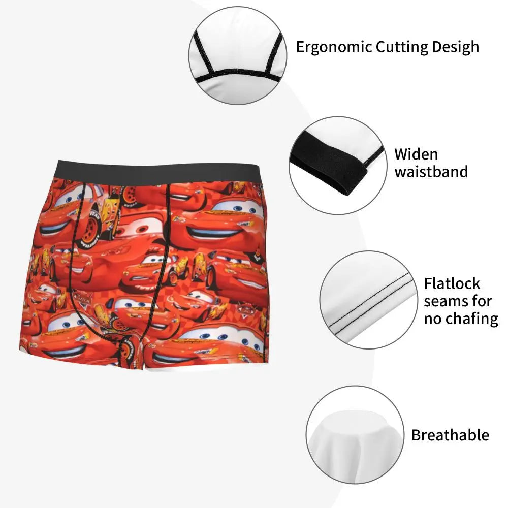 Lightning McQueen Cars Boxer Shorts for Men