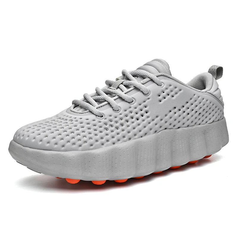 Men Casual Shoes Thick Sole Breathable Summer Sneakers