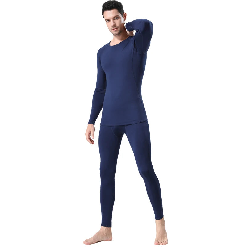 Men's Thermal Fleece Leggings Compression Pants