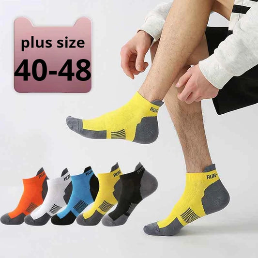 Men's Casual Cotton Short Socks for Spring and Summer