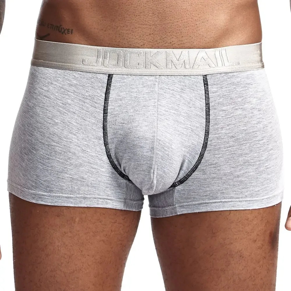 JOCKMAIL Men's Cotton Boxer Shorts Breathable