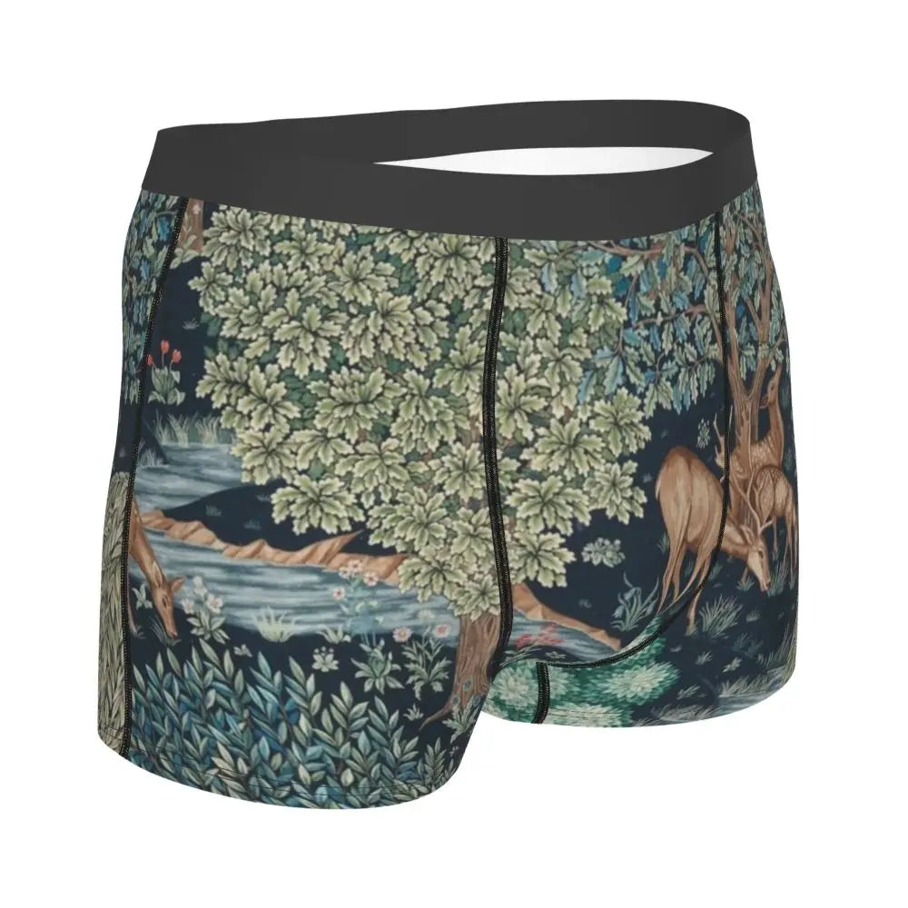 Breathable Cotton Polyester Boxer Shorts for Men