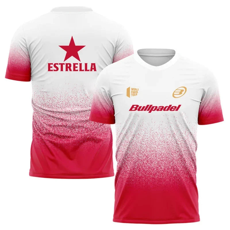 Men's Breathable Polyester T-Shirt for Summer Sports